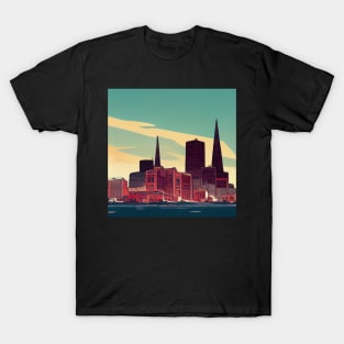 San Francisco | Comics Style T-Shirt